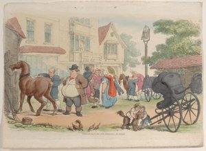 Plate 27, fra World in Miniature, 1816., 1816. av Thomas Rowlandson