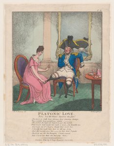 Platonisk kjærlighet, 30. mai 1807., 30. mai 1807. av Thomas Rowlandson