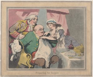 Forbereder til kveldsmat, 22. oktober 1789., 22. oktober 1789. av Thomas Rowlandson