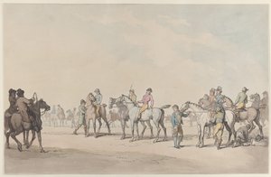 Forberedelser til løpet av Thomas Rowlandson