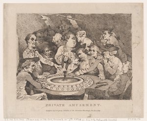 Privat fornøyelse, 1. januar 1786., 1. januar 1786. av Thomas Rowlandson