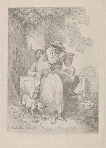 Hvile fra Arbeiderpartiet på solfylte dager, 1784-87., 1784-87. av Thomas Rowlandson