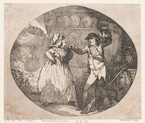 Tilbake fra idretten av Thomas Rowlandson