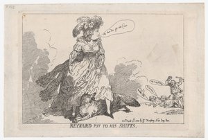Reynard Put To His Shifts, 23. april 1784., 23. april 1784. av Thomas Rowlandson