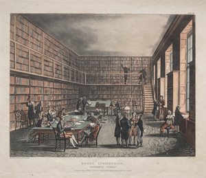 Royal Institution, Albemarle Street av Thomas Rowlandson