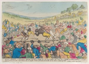 Rural Sports, A Milling Match, 29. september 1811., 29. september 1811. av Thomas Rowlandson
