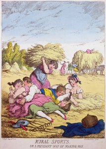 Landsbysport eller en hyggelig måte å lage høy på av Thomas Rowlandson