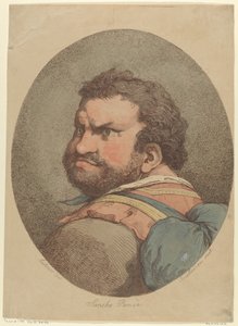 Sancho Panza, fra Don Quixote, ca. 1776., ca. 1776. av Thomas Rowlandson