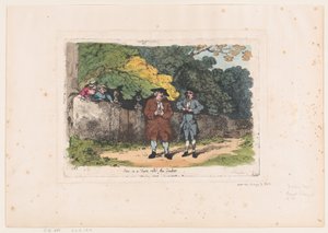 Scene i en farse kalt The Quaker, 22. desember 1783., 22. desember 1783. av Thomas Rowlandson