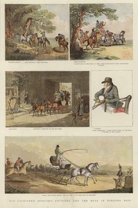 Serie med rytterillustrasjoner av Thomas Rowlandson
