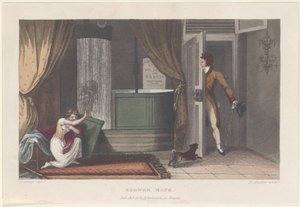 Shower Bath, fra Poetical Sketches of Scarborough, 1813., 1813. av Thomas Rowlandson