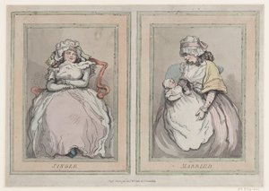 Enslig og gift, 1. desember 1791., 1. desember 1791. av Thomas Rowlandson
