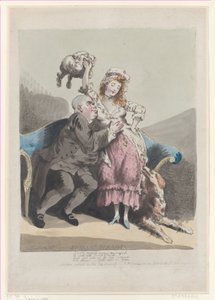 Spesiell bønn, mars 1780., mars 1780. av Thomas Rowlandson