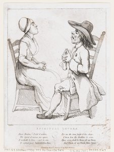 Spiritual Lovers, 2. januar 1797., 2. januar 1797. av Thomas Rowlandson