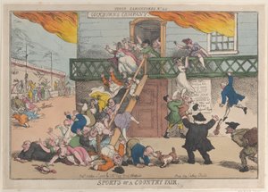 Sports of a Country Fair, 5. oktober 1810., 5. oktober 1810. av Thomas Rowlandson
