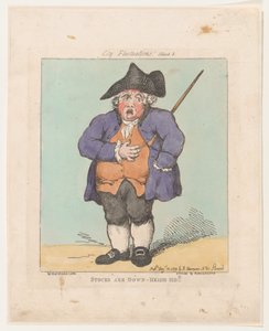 Aksjene er nede- Heigh-Ho!!, 10. august 1799., 10. august 1799. av Thomas Rowlandson