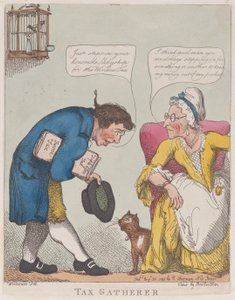 Skatteinnkrever, 30. august 1799., 30. august 1799. av Thomas Rowlandson