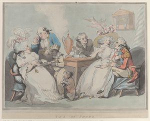 Tea on Shore, 1785-94., 1785-94. av Thomas Rowlandson