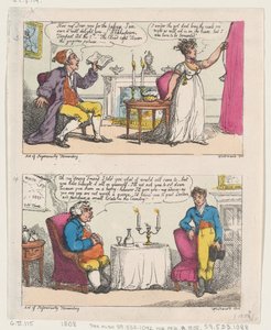 The Art of Geniously Tormenting, 1808., 1808. av Thomas Rowlandson