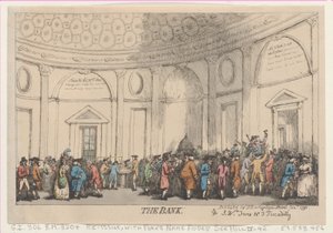 Banken, januar 1792., januar 1792. av Thomas Rowlandson