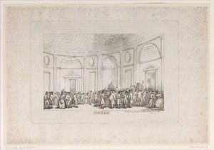 Banken, januar 1792 gjenutgitt., januar 1792 gjenutgitt. av Thomas Rowlandson