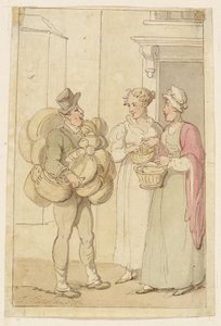 Kurvselgeren av Thomas Rowlandson