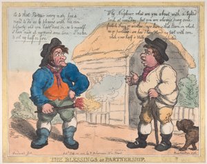 Partnerskapets velsignelser, 28. juli 1805., 28. juli 1805. av Thomas Rowlandson