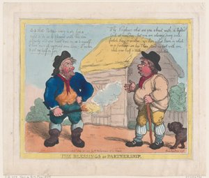 Partnerskapets velsignelser, 28. juli 1805., 28. juli 1805. av Thomas Rowlandson