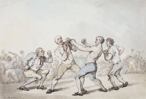 Boksekampen, av Thomas Rowlandson