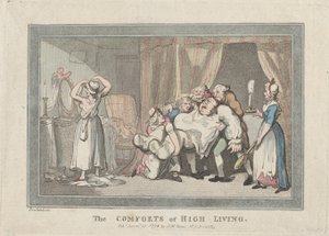 The Comforts of High Living, 16. desember 1794., 16. desember 1794. av Thomas Rowlandson