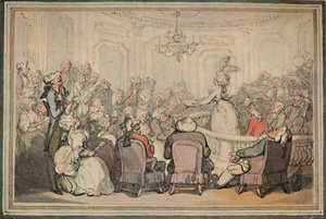 Konserten. Fra Matthew Brambles Trip to Bath., c1780-1820, 1923 av Thomas Rowlandson