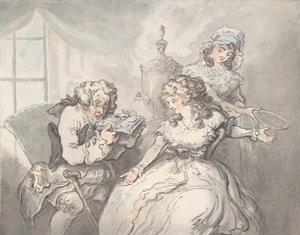 Kjenneren, 1780-1800. av Thomas Rowlandson