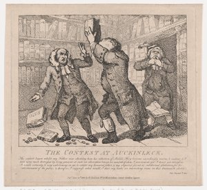 The Contest at Auckinleck Picturesque Beauties of Boswell, Part the Second, juni..., 10. juni 1786. av Thomas Rowlandson