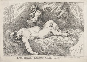 The Covent Garden Night Mare, 20. april 1784., 20. april 1784. av Thomas Rowlandson