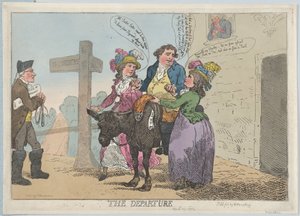 Avgangen, 29. april 1784., 29. april 1784. av Thomas Rowlandson