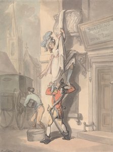 Elopement av Thomas Rowlandson