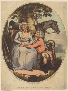 Den forelskede sportsmannen av Thomas Rowlandson