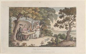 The Fair Penitent, fra The Vicar of Wakefield, 1. mai 1817., 1. mai 1817. av Thomas Rowlandson