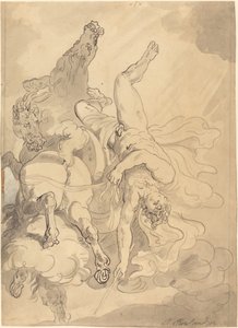 Phaetons fall av Thomas Rowlandson