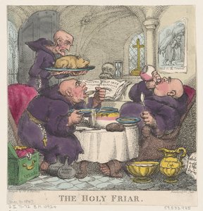 Den hellige friar, 6. mai 1807., 6. mai 1807. av Thomas Rowlandson