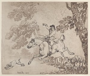 Jaktmannen av Thomas Rowlandson