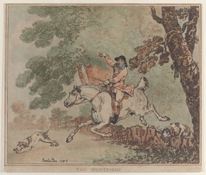 Jaktmannen av Thomas Rowlandson