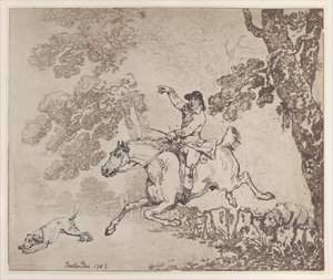 The Huntsman, 1785., 1785. av Thomas Rowlandson