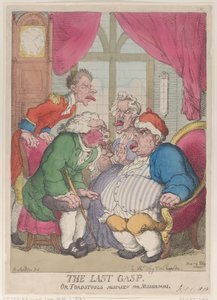 Det siste gisp, eller paddehatten som ble feilaktig for sopp, 1. september 1813., 1. september 1813. av Thomas Rowlandson