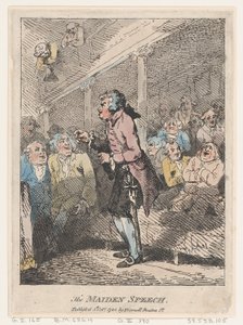 Jomfrutalen, 5. oktober 1785., 5. oktober 1785. av Thomas Rowlandson