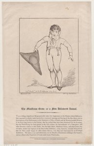 Den monstrøse krabben, eller et nyoppdaget dyr, 1. mars 1802., 1. mars 1802. av Thomas Rowlandson