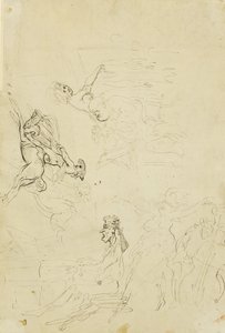 Posthuset, ca. 1778–80 av Thomas Rowlandson