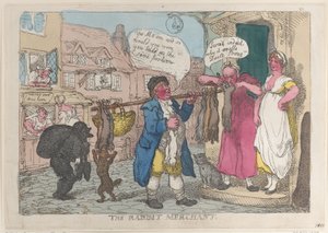 Kaninhandleren, 1810., 1810. av Thomas Rowlandson