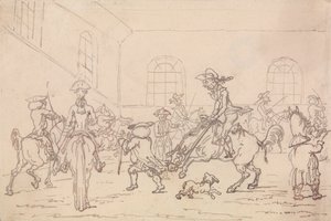 Rideskolen av Thomas Rowlandson