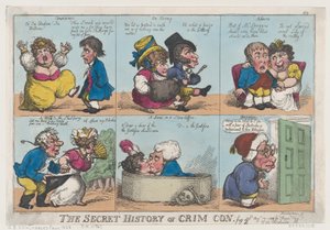 The Secret History of Crim Con, Fig. 2, 18. august 1812., 18. august 1812. av Thomas Rowlandson